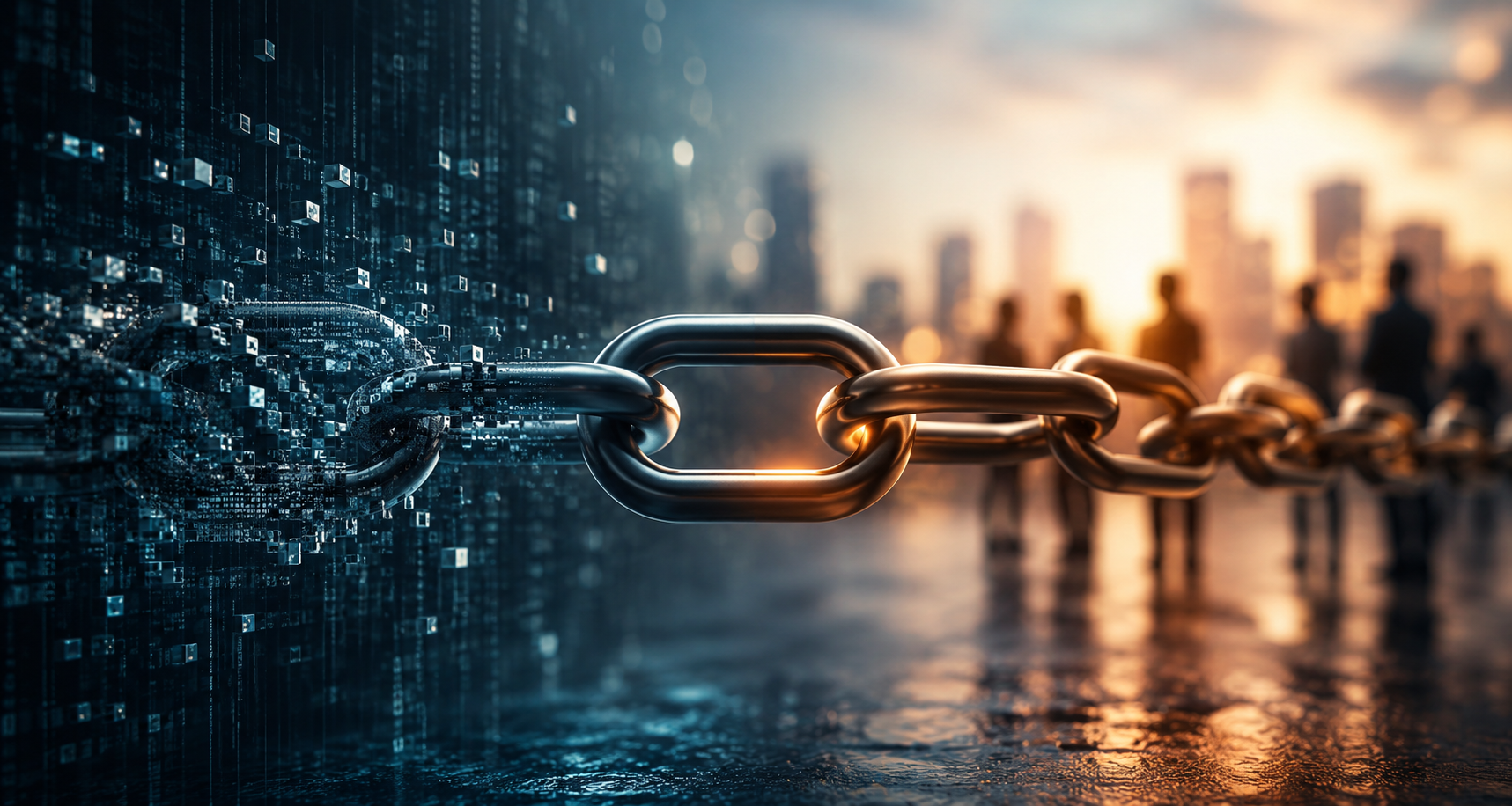 Abstract AI network and human relationship connections