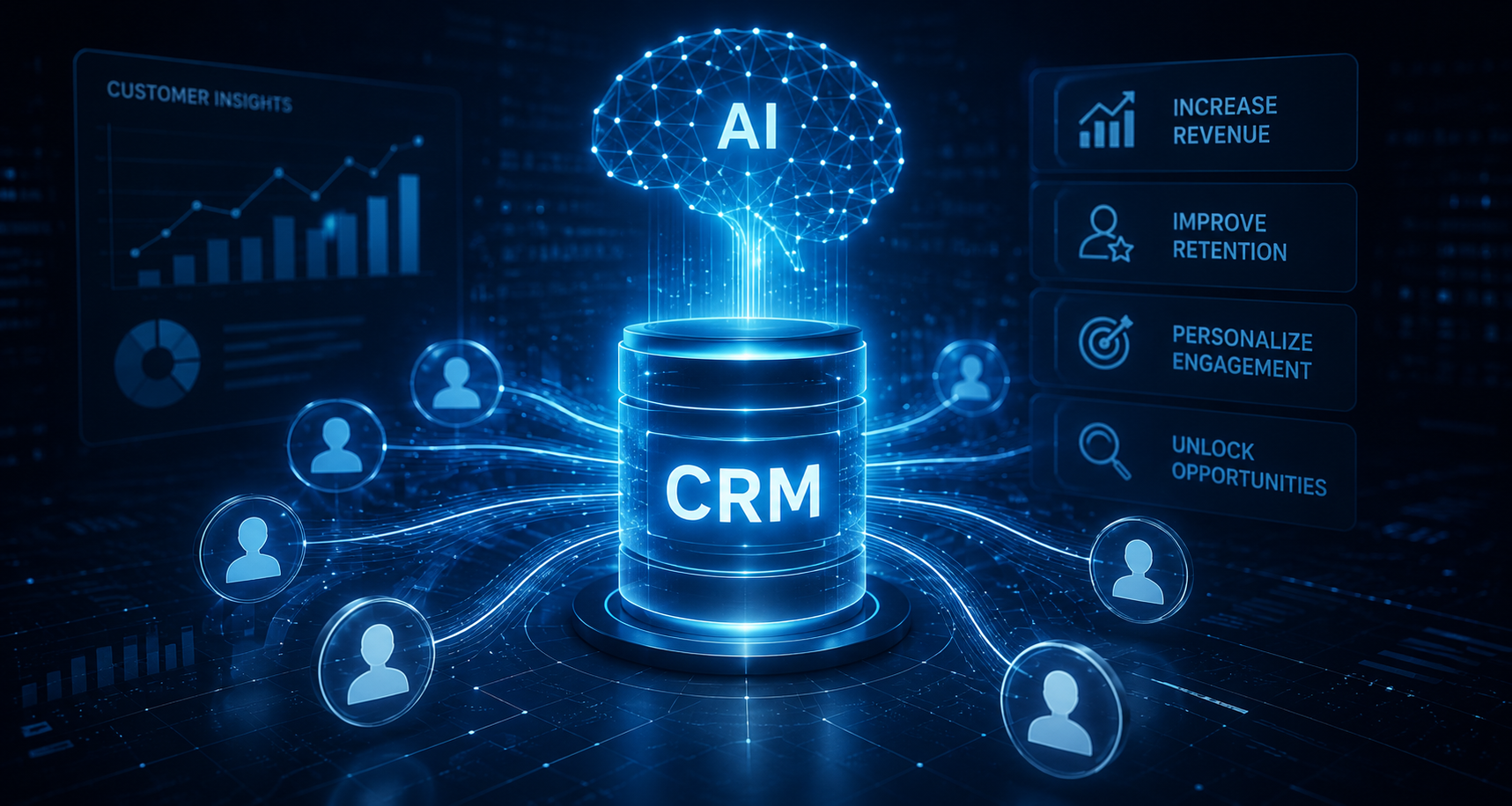 AI-powered CRM intelligence and customer revenue growth